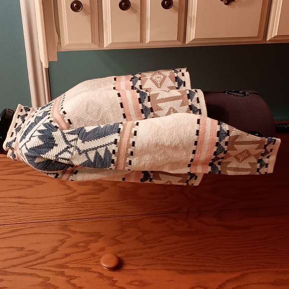 EUC Vintage 90s Cotton Cropped Mock Neck Sweater, sz S - Picture 6 of 6